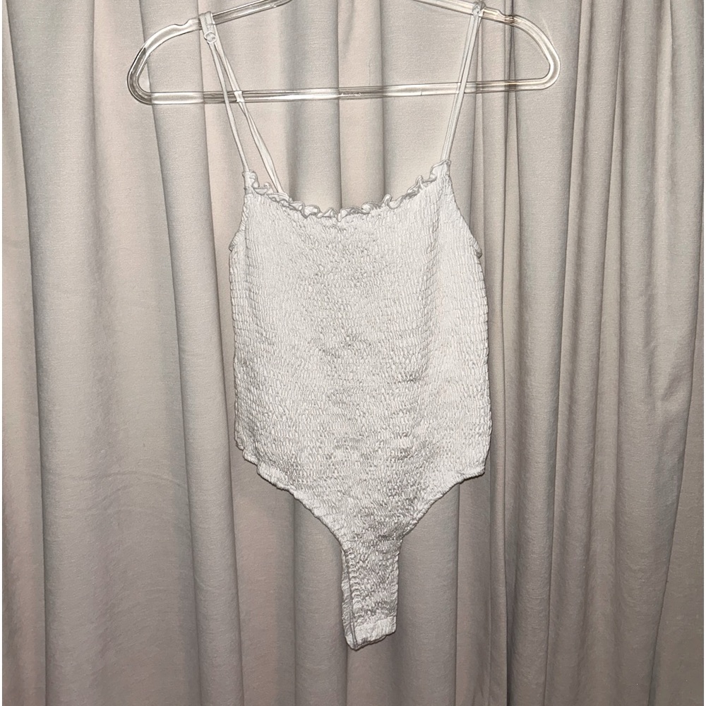 Thrifted White Body Suit!